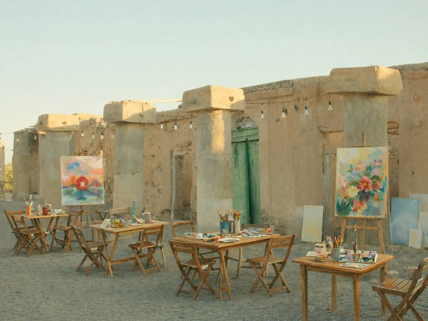 البرتقال و الشاي Art Therapy | تجربة فنية صباحية للترويح النفسي