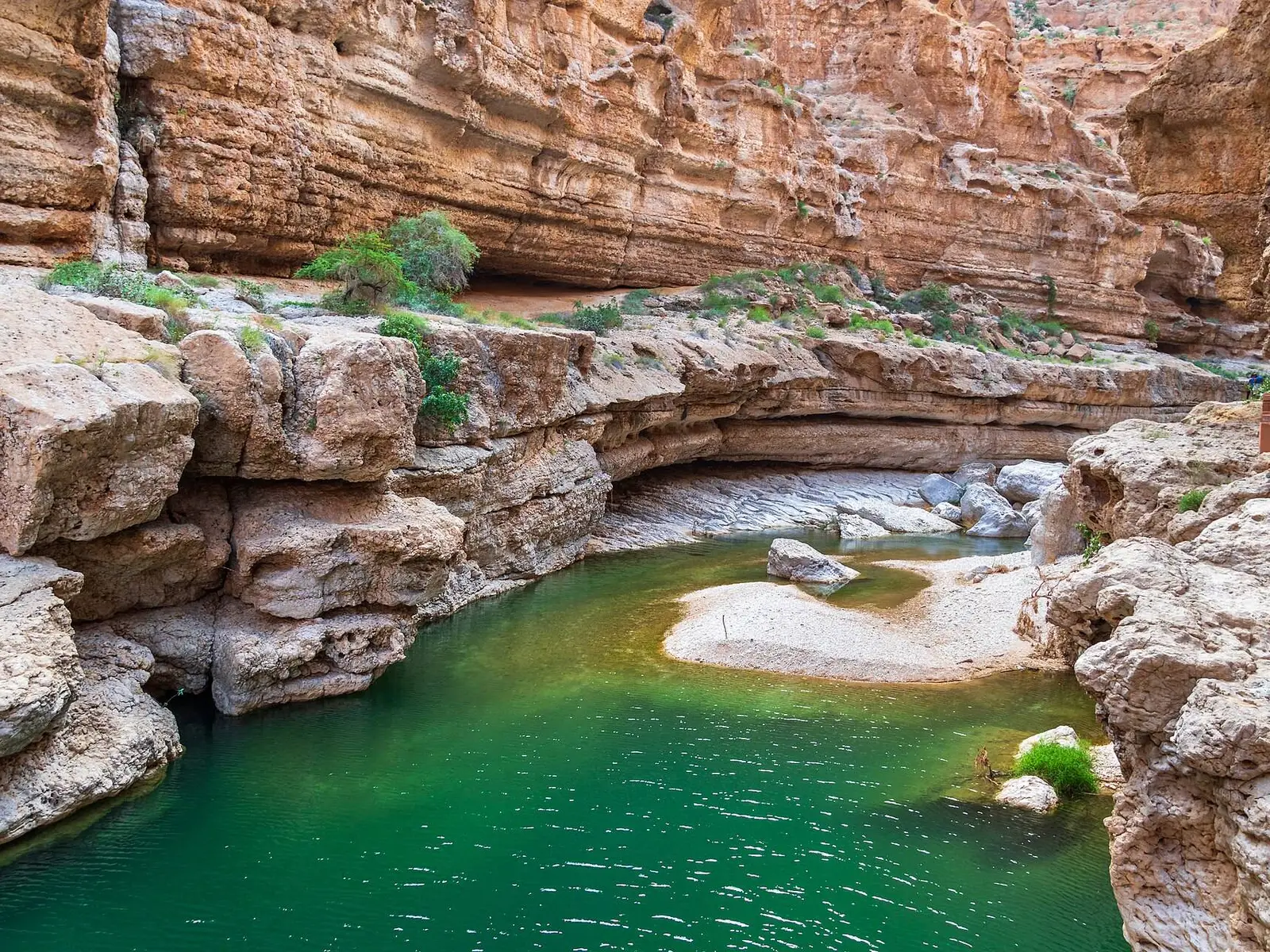 Photo of Wadi Shab hiking trail