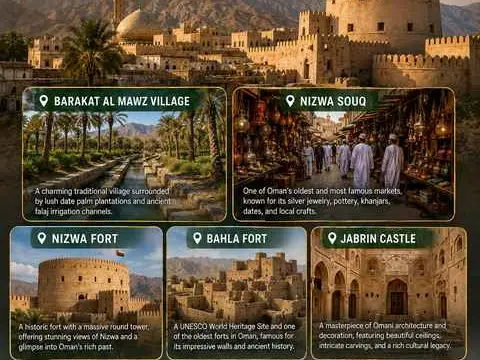 الصورة الرئيسية للجولة جولة خاصة ليوم كامل إلى نزوى من مسقط
