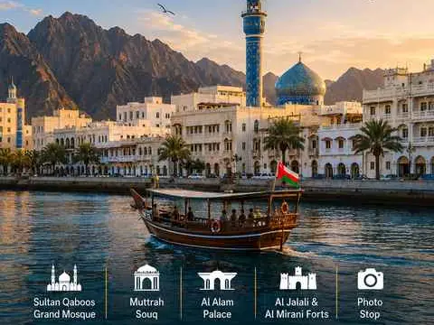 Main tour image for Private Muscat half-day tour
