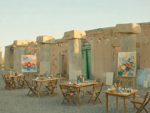 Orange and Tea Art Therapy | A Morning Artistic Experience for Psychological Relaxation