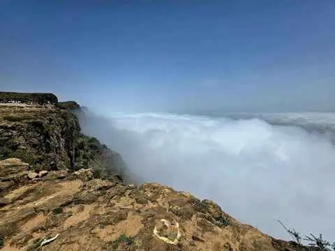 صورة نقطة مشاهدة جبل سمحان