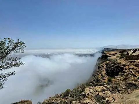 صورة نقطة مشاهدة جبل سمحان